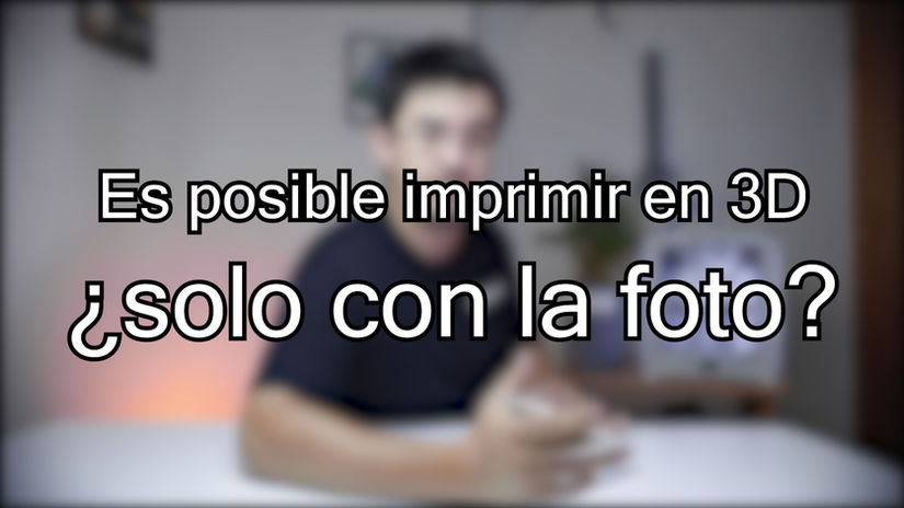 Es posible imprimir en 3D solo con la foto?